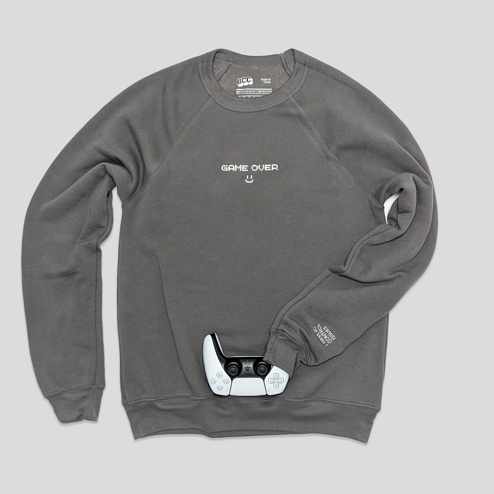 Mom's Game Over Sweatshirt In Castle Ash