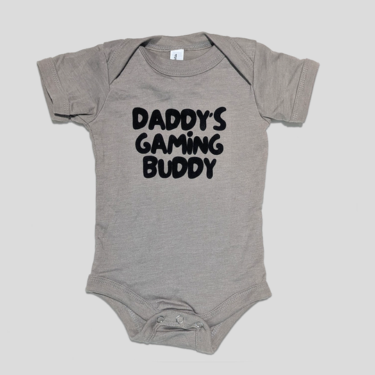 Daddy's Gaming Buddy Onesie in Khaki