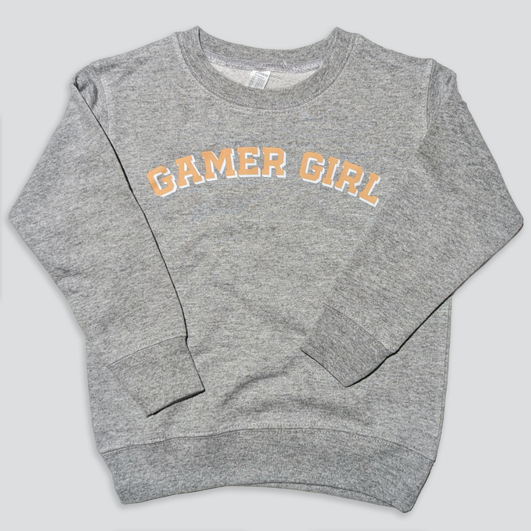 Gamer Girl Sweatshirt In Gray