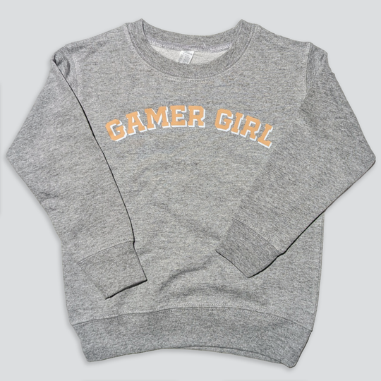 Gamer Girl Sweatshirt In Gray