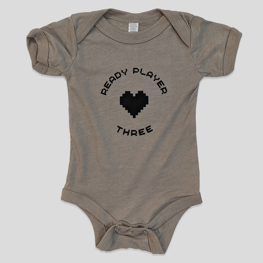 Ready Player 3 Onesie in Khaki