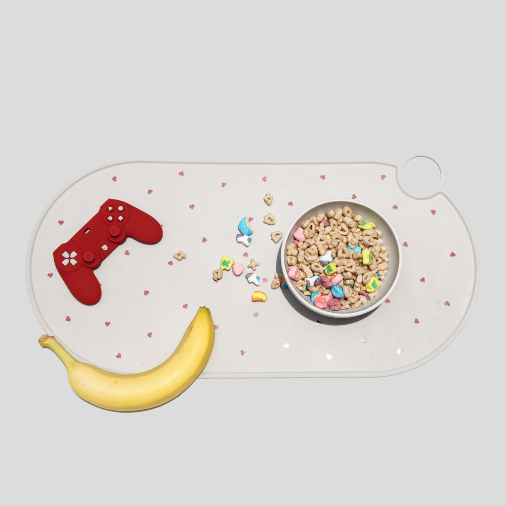 Pixel Heart Roll & Go Power Play Mat