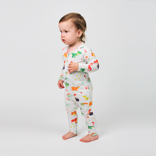 Dino Land Bamboo Pajamas