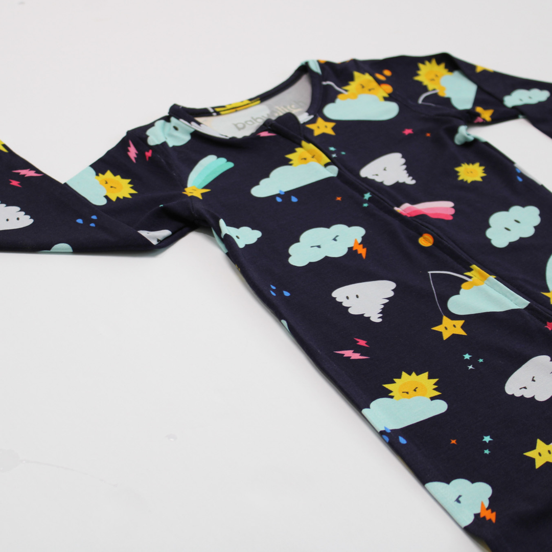 Dark Storm Bamboo Pajamas