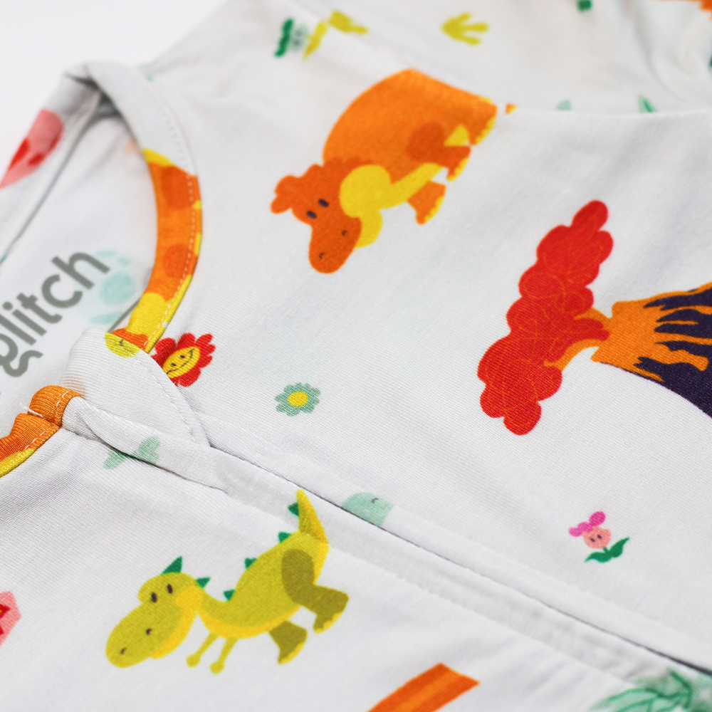 Dino Land Bamboo Pajamas