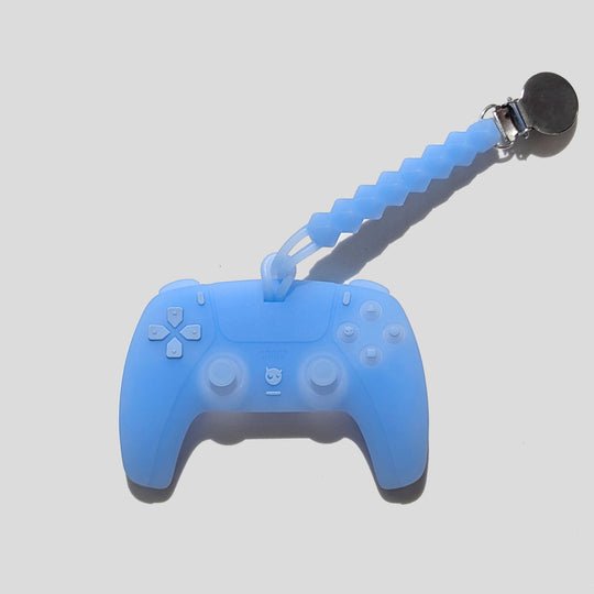 The Tiny Titan In Jelly Sub-Zero Blue Teether