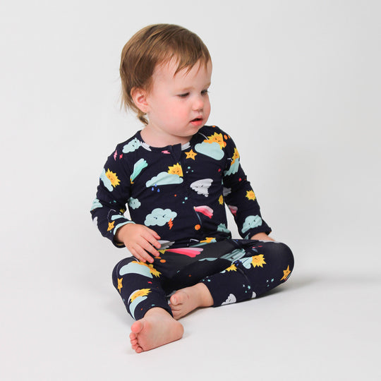 Dark Storm Bamboo Pajamas