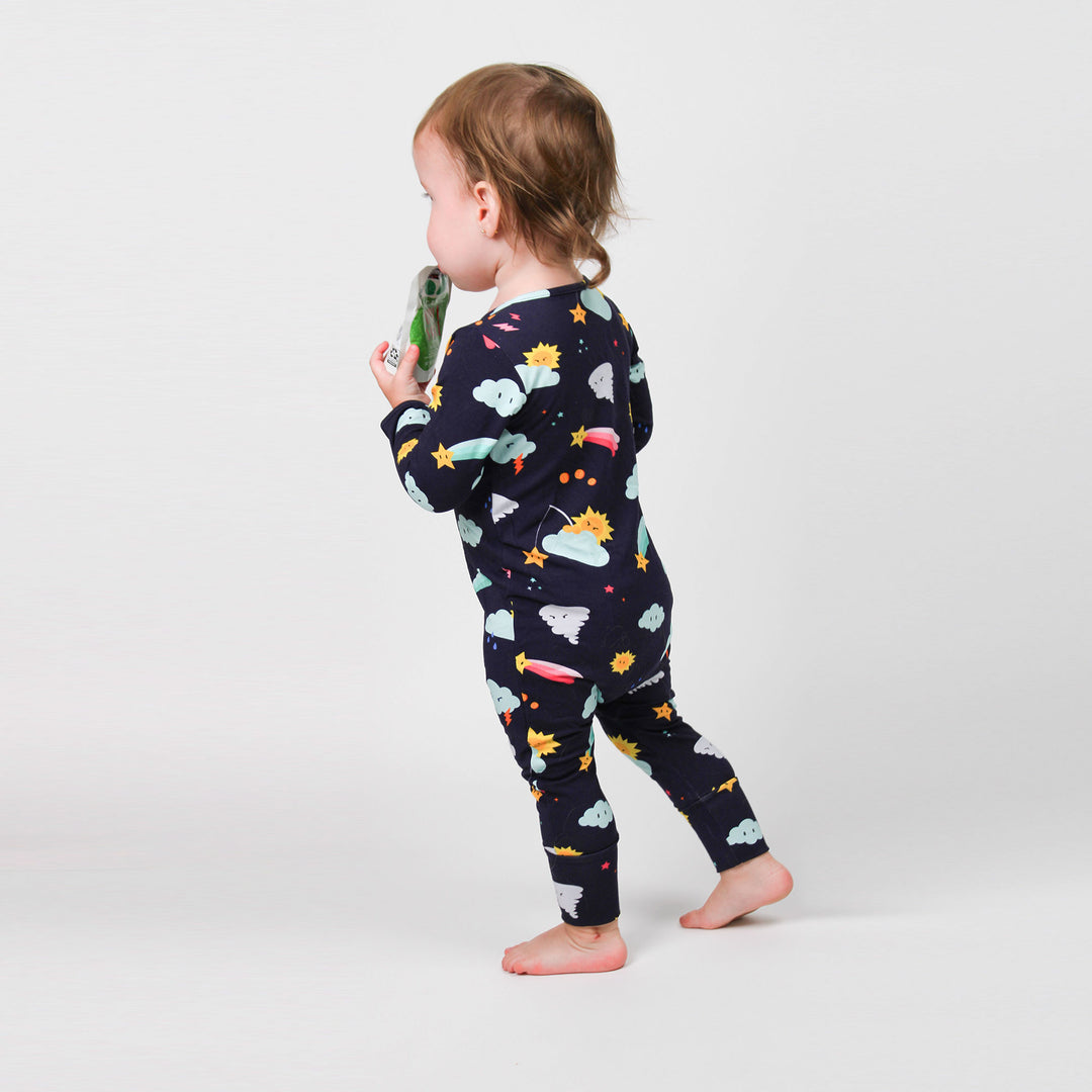 Dark Storm Bamboo Pajamas
