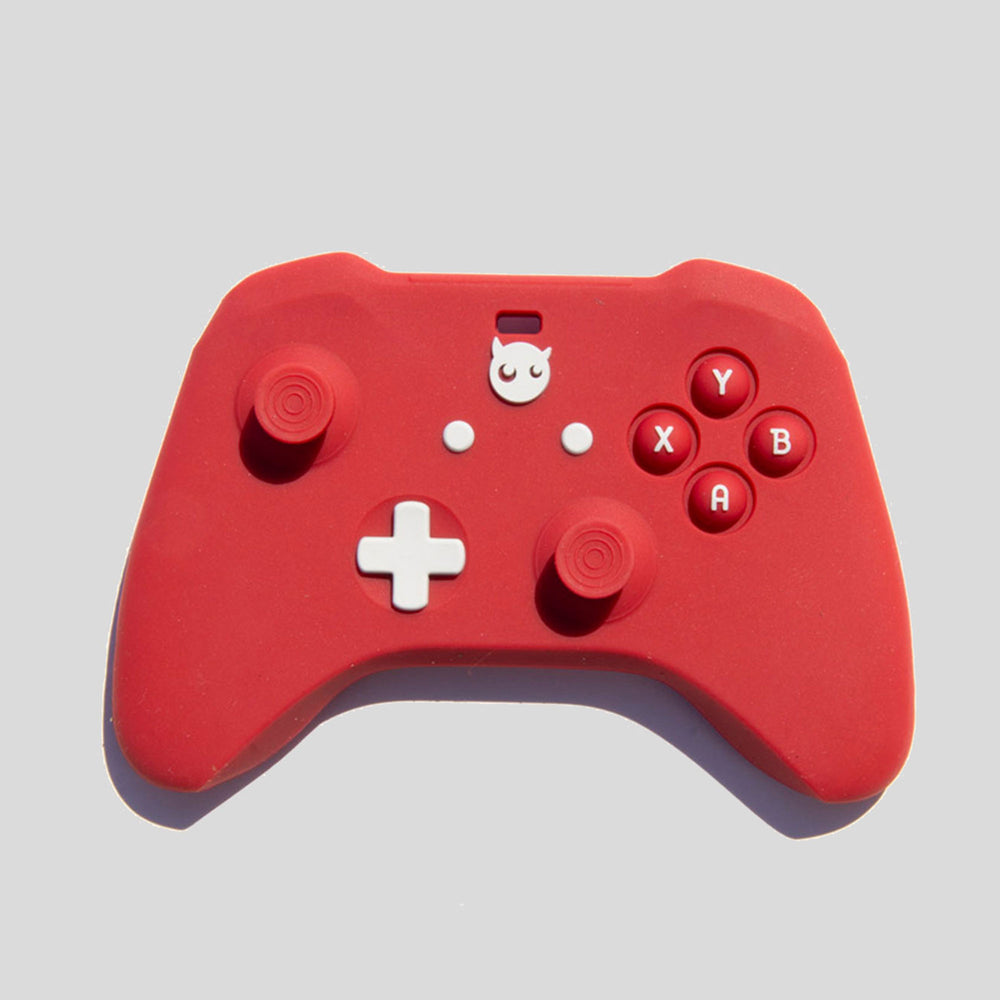 The One in Lava Red Teether